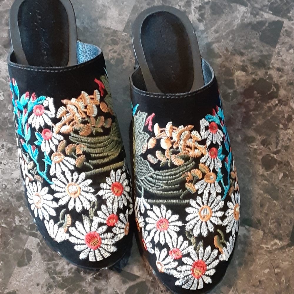 Sheryl Crow clogs